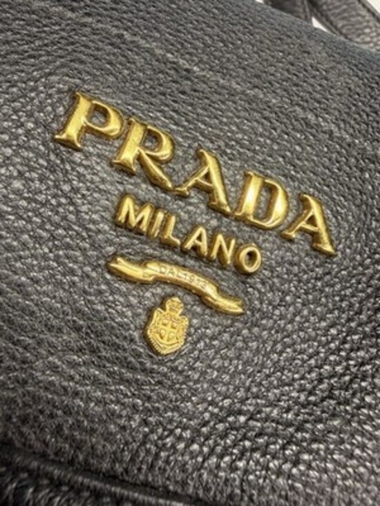 Prada Black Vitello Daino Bag Backpack See Info main image 10
